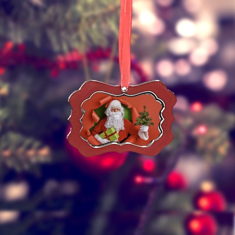 wholesale Sublimation Metal Ornament-Polygon