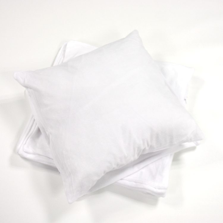 Personalized Photo Sublimation White Plush Pillow Cover