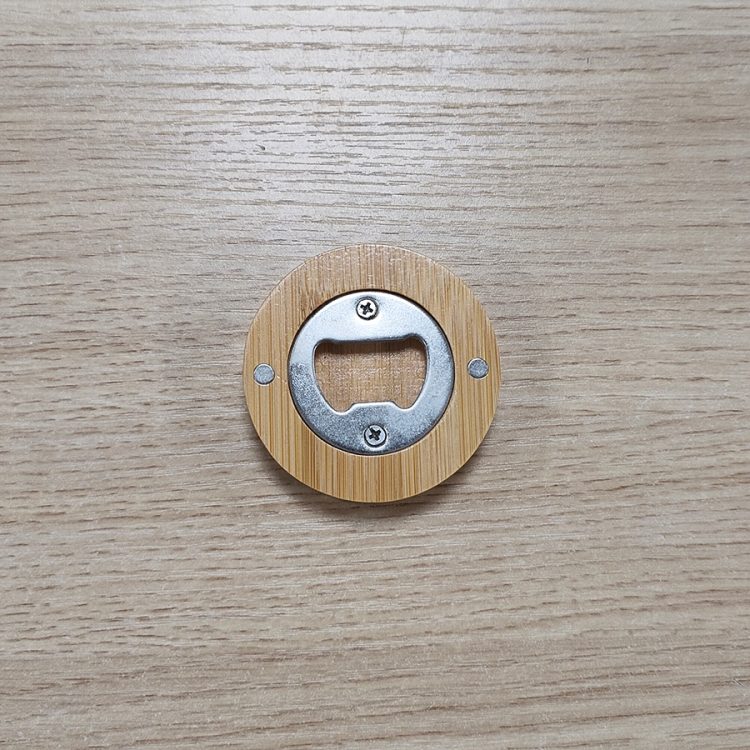 sublimation Bamboo Bottle Opener With Fridge Magnet