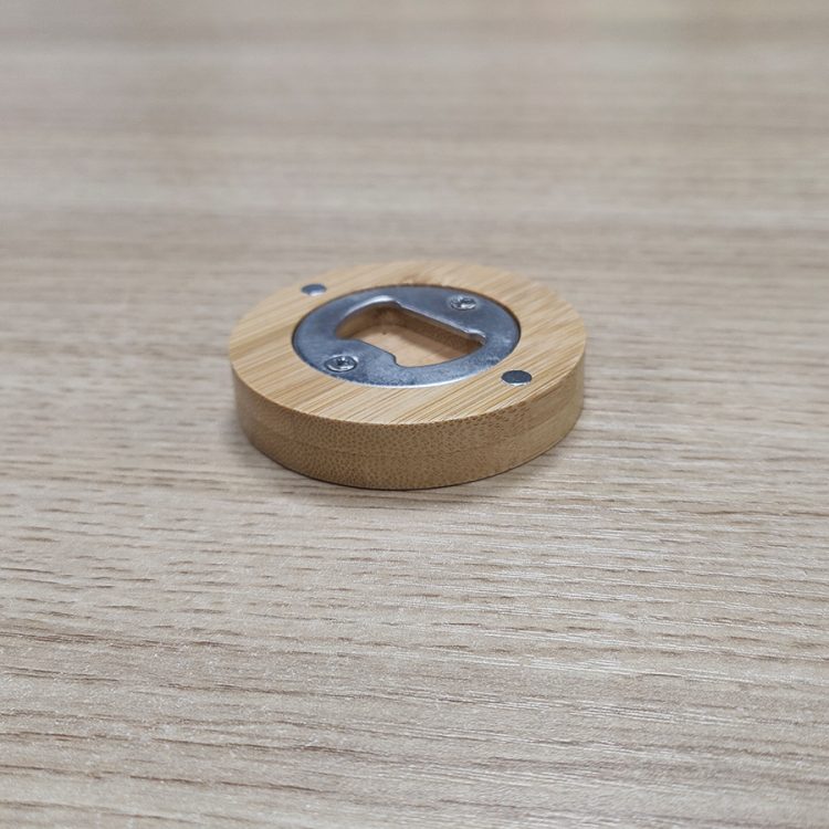 sublimation Bamboo Bottle Opener With Fridge Magnet