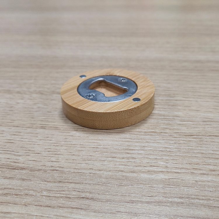 sublimation Bamboo Bottle Opener With Fridge Magnet