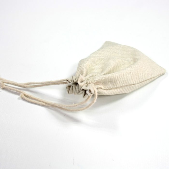 Custom Sublimation Linen Drawstring Bag