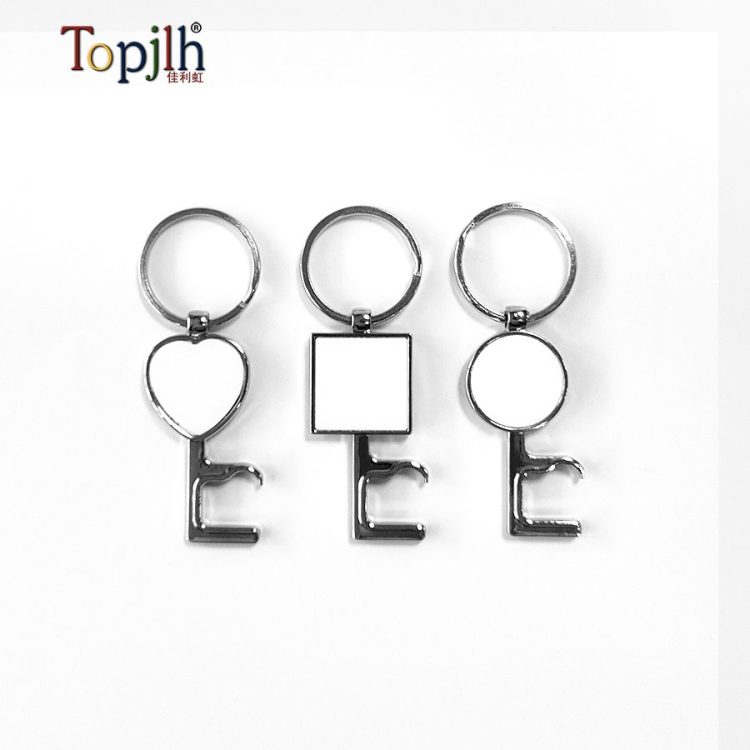 Wholesale sublimation Metal Key Chain with Bottle Opener