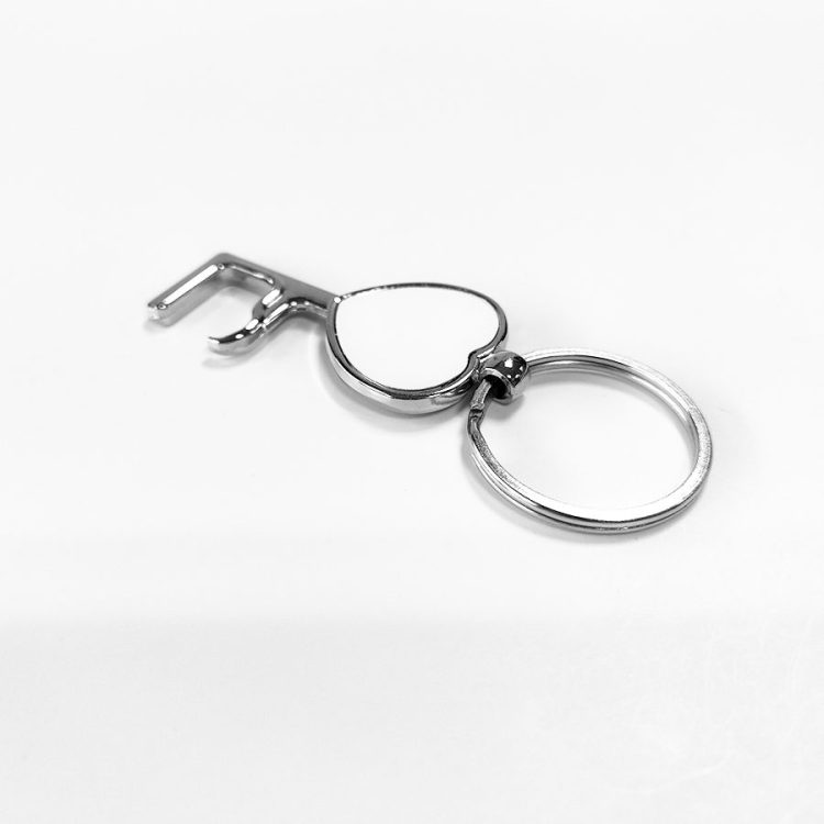 Wholesale sublimation Metal Key Chain with Bottle Opener