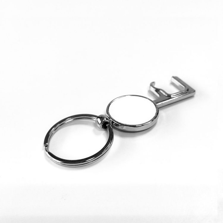 Wholesale sublimation Metal Key Chain with Bottle Opener