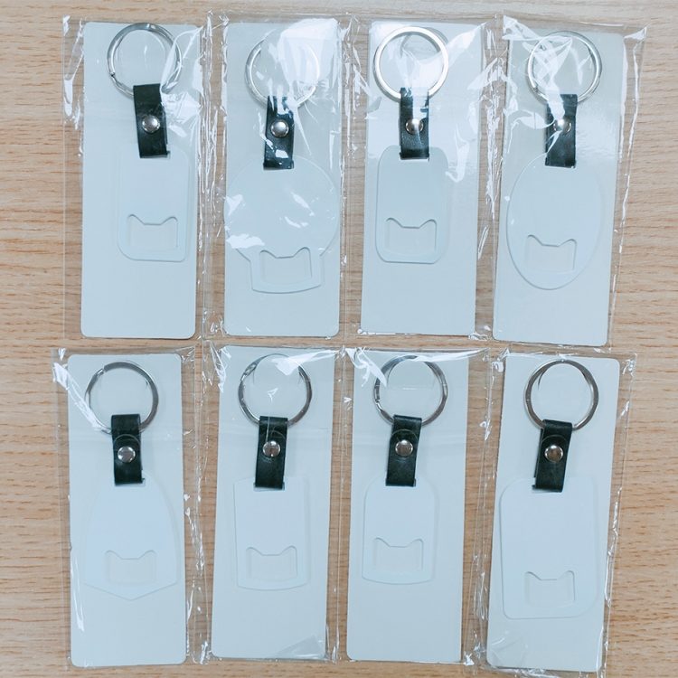 Sublimation Metal Keychain with Built-in Bottle Opener