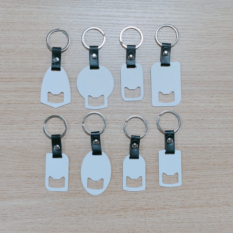 Sublimation Metal Keychain with Built-in Bottle Opener