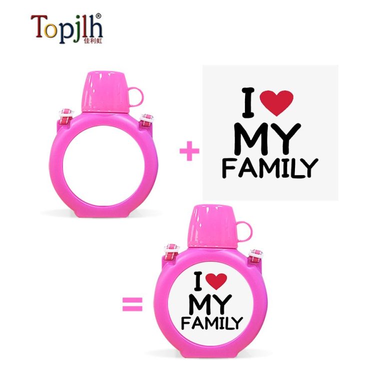 750ml Wholesale Eco-Friendly Sublimated Plastic kids water bottle