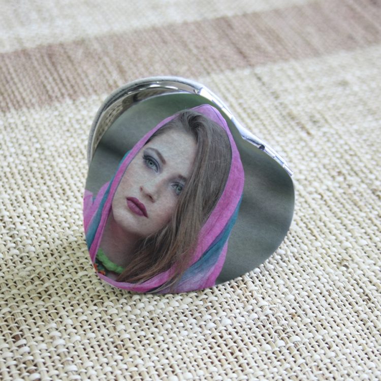 Custom Sublimation Handheld Makeup Mirror