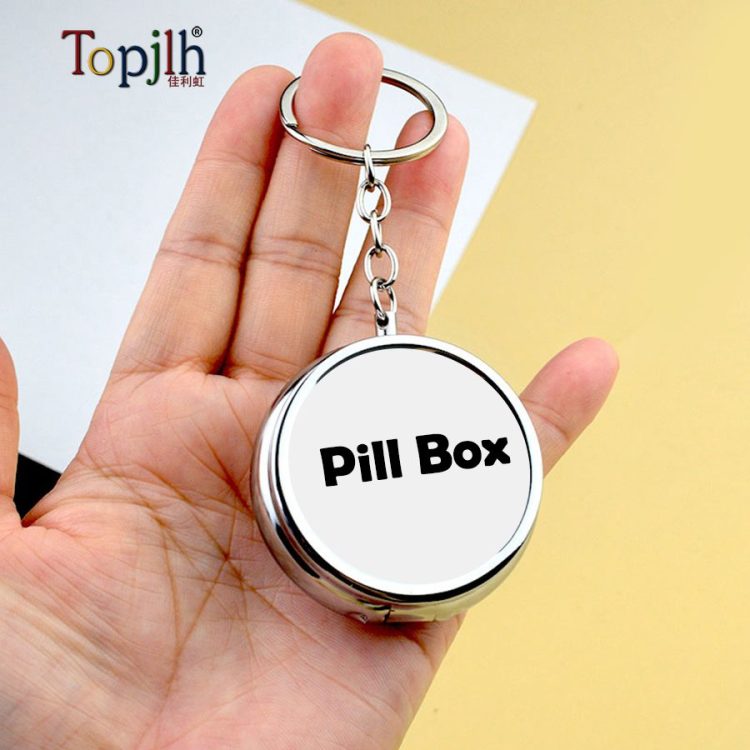 Sublimation Printed Metal Pill Holder Wholesale