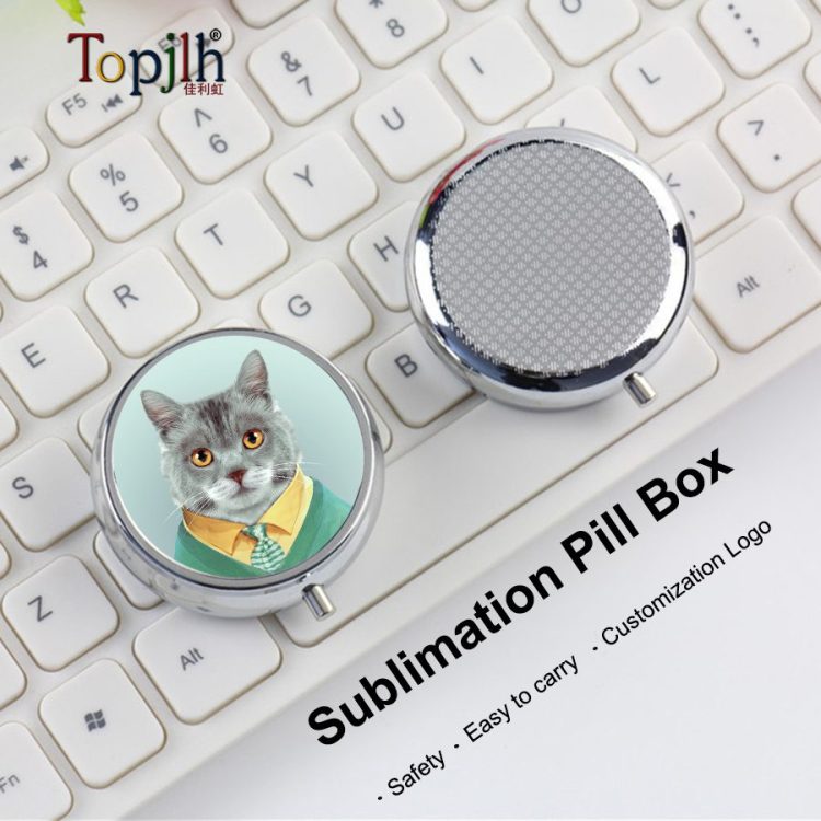Sublimation Printed Metal Pill Holder Wholesale