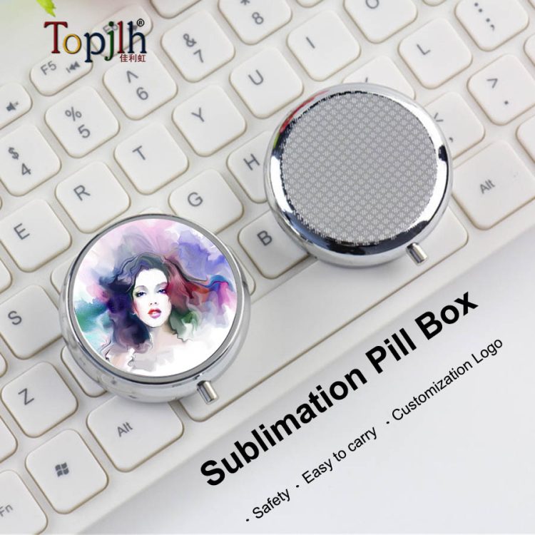 Sublimation Printed Metal Pill Holder Wholesale