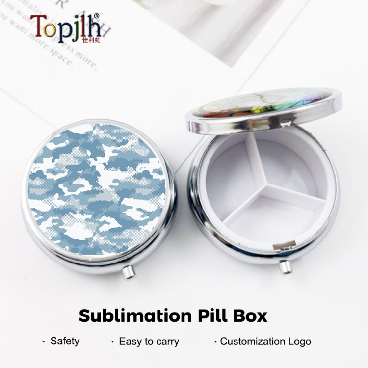 Sublimation Printed Metal Pill Holder Wholesale
