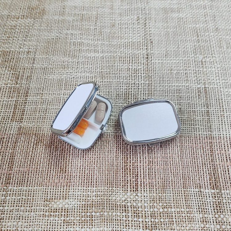 Wholesale Eco-Friendly Sublimated Metral Pill Box