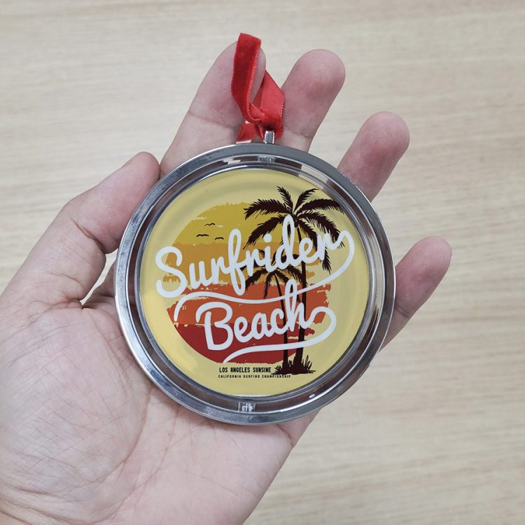 Sublimation-Transparent-plastic-rotating-ornament