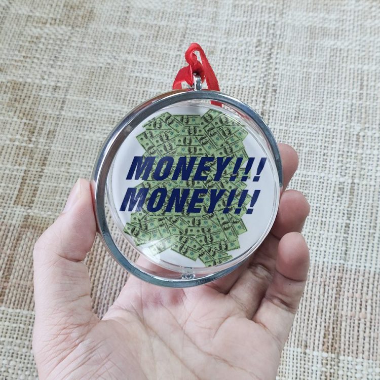 Sublimation-Transparent-plastic-rotating-ornament