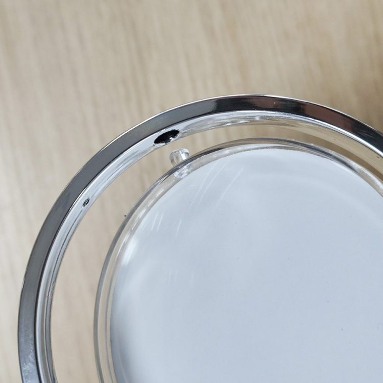 Custom Sublimation Transparent plastic rotating ornament