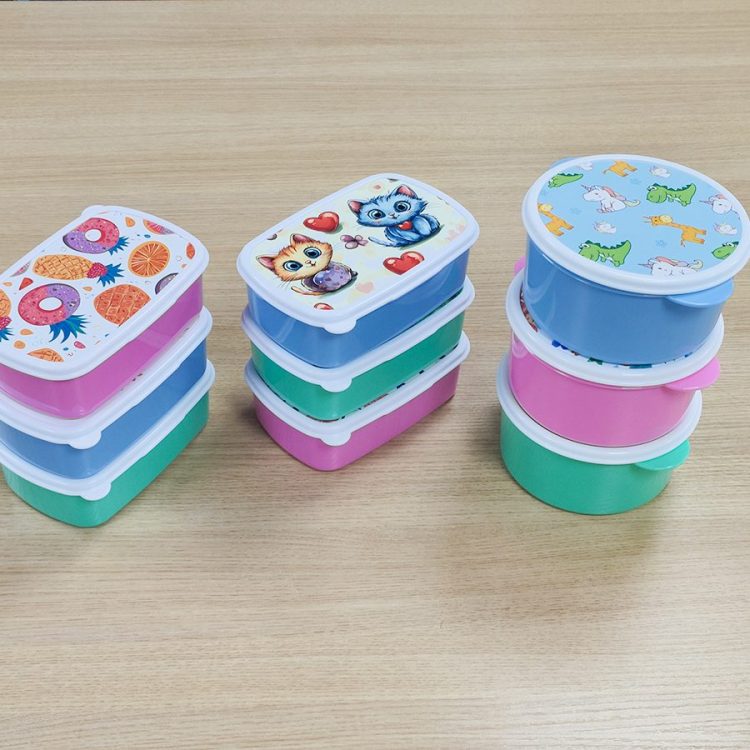 Sublimated Plastic lunch box