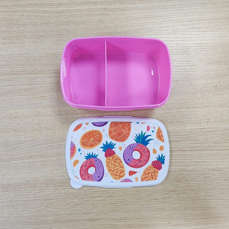 Eco-Friendly Sublimated Plastic lunch box Wholesale